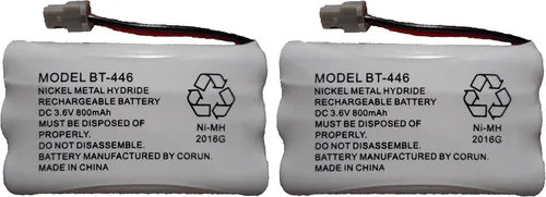 Miniatura 4 de BT446 BT-446 BBTY0503001 BT-1004 BT-1005 GE-TL26402 BT-504 CPH-488B Batería recargable de teléfono inalámbrico DC 3.6V 800mAh fabricada por Corun