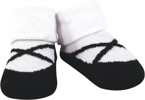 Miniatura 289 de Hudson Baby Conjunto de babero y calcetines unisex de algodón para bebé