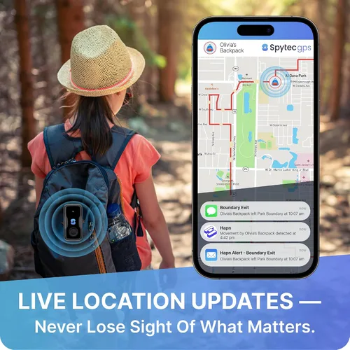 Miniatura 3 de Spytec Atlas Mini rastreador GPS para niños, vehículos, automóviles, personas mayores Dispositivo de seguimiento GPS portátil en tiempo real más