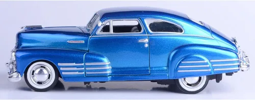Miniatura 2 de Motormax 1948 Chevy Aerosedan Fleetline Hard Top 1/24 Scale Diecast Model Car Model Blue