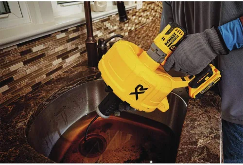 Miniatura 6 de DEWALT Kit de serpiente de drenaje MAX XR de 20 V, sin escobillas (DCD200D1)