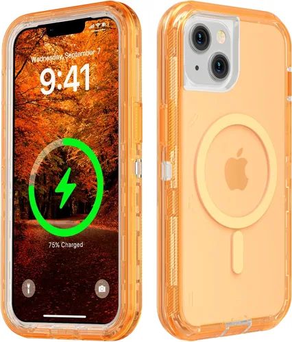 Miniatura 26 de Follaroma para iPhone 17 Pro Max, Funda Compatible con MagSafe, Funda Magnética Transparente de Doble Capa, Funda Resistente Anti-Caída y a Prueba