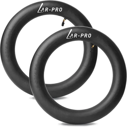 AR-PRO (Paquete de 2) Tubos interiores de repuesto para bicicleta de tierra 2.50/2.75-10, resistente con vástago de válvula curvado TR-87,