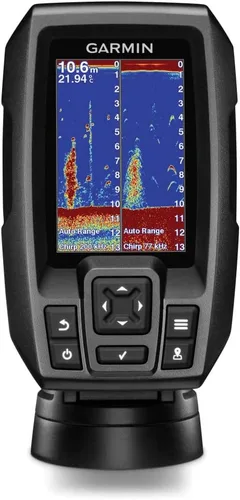 Garmin Striker 4 con transductor, 3.5 pulgadas, Sensor de peces GPS con transductor tradicional CHIRP