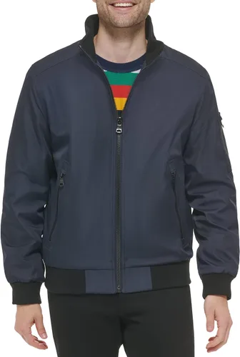 Miniatura 8 de Calvin Klein Abrigos de invierno para hombre - Chaqueta softshell con capucha forrada de sherpa