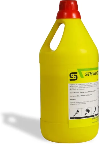 Miniatura 2 de Simond Store Rigidizador para revestimiento de fibra de cerámica, clasificación 2300F, revestimiento de superficie de aislamiento ignífugo