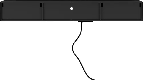 Miniatura 9 de Soporte flotante para TV montado en la pared con toma de corriente, moderno centro de entretenimiento flotante para TV de 70 pulgadas, estante