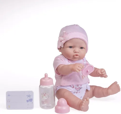Miniatura 2 de JC Toys - La Newborn Nursery Set de regalo de muñeca bebé de 7 piezas Muñeca de bebé realista de 12 pulgadas con accesorios Rosa A partir