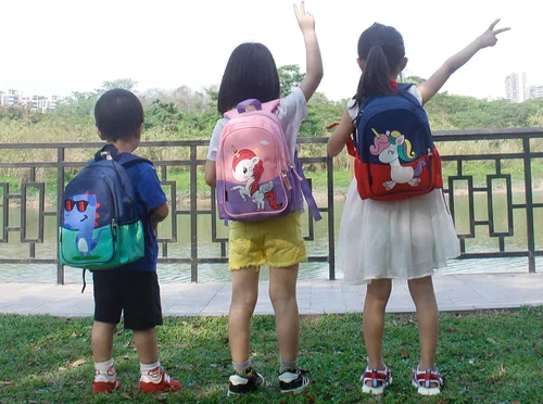 Miniatura 7 de POWOFUN Mochila de viaje preescolar para niños pequeños Verde Dinosaur Green S Viajar