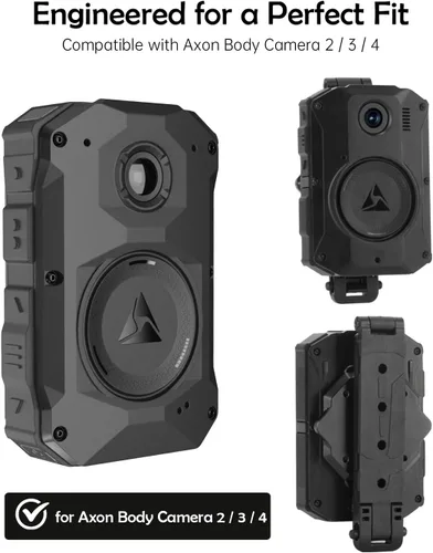Miniatura 2 de WEIGUZC Soporte de cámara Molle compatible con Axon Taser Body Camera 2/3/4 - Soporte Molle de aluminio ligero para chaleco táctico y uniforme
