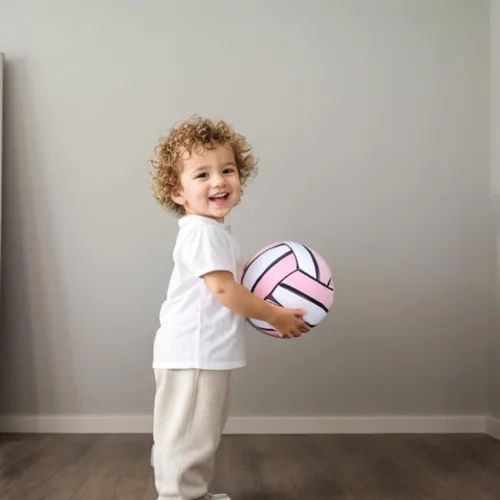 Miniatura 4 de Pink Volleyball,Official Size 5,Volley Lite,for Outdoor Indoor Beach Game