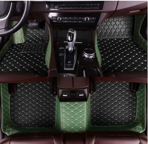Miniatura 3 de Tapetes de piso de automóvil compatibles con el 99 % de automóviles de pasajeros, SUV, sedán, híbridos, cupés, hatchbacks, alfombrillas Naranja