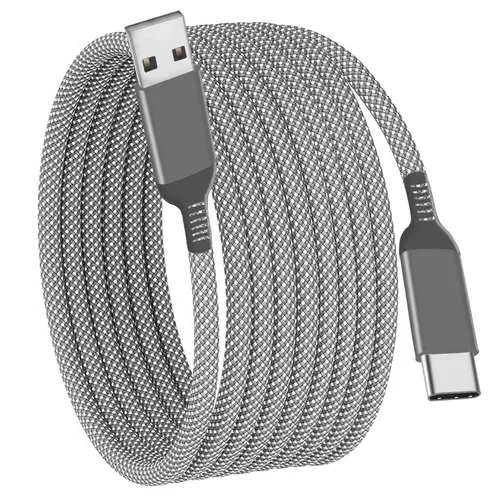 Miniatura 14 de Cable USB C de 10 pies para carga de iPhone 15 16 Pro Max, iPad Pro, carga rápida, cordón de nylon para Samsung Galaxy S24 S23 S22 S21 S20 S10, Note