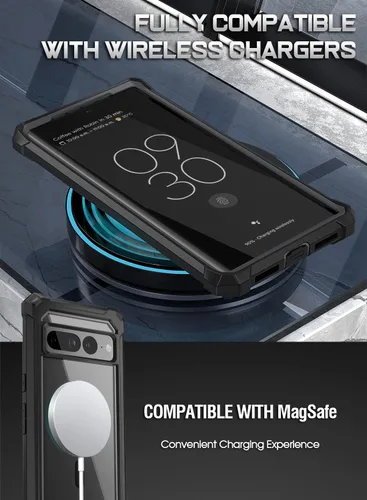 Miniatura 4 de Poetic Guardian MagPro - Funda compatible con Pixel 7 Pro, [compatible con MagSafe], protector de pantalla integrado que funciona con identificación