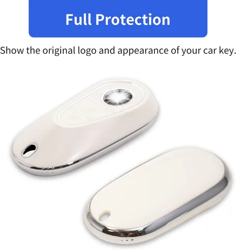 Miniatura 2 de OFFCURVE Funda para llavero Mercedes Benz, funda inteligente de TPU suave para llave de automóvil, protector de llave de automóvil, accesorios