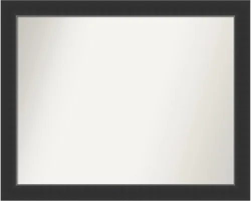 Miniatura 64 de Amanti Art Espejo personalizado, espejo de baño negro Astor, espejo de pared o espejo de tocador de baño sobre el fregadero (25 x 25 pulgadas)