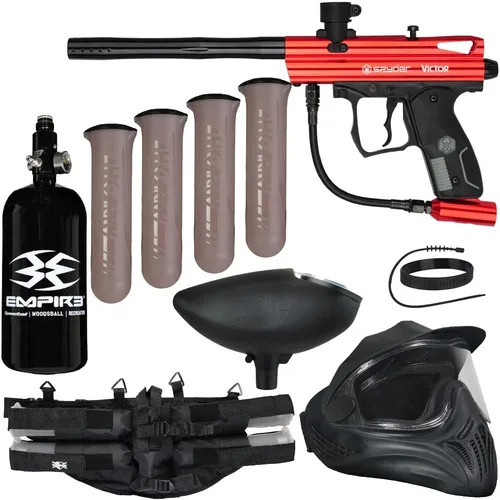 Miniatura 11 de Action Village Kingman Spyder Victor - Kit de pistola de paintball legendaria Púrpura
