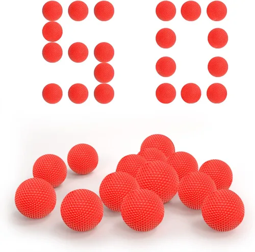 EKIND - Bolas de munición de repuesto a granel de 50 rondas compatibles con Nerf Rival Blaster Series