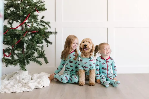 Miniatura 2 de KicKee Pants - Mameluco estampado con cremallera y pies cubiertos para niños y niñas