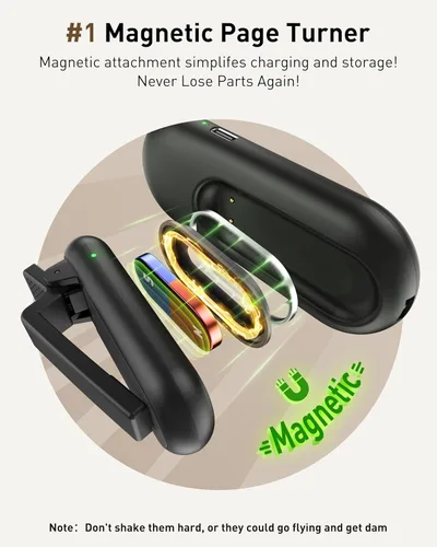 Miniatura 4 de Maxonar Magsnap - Rotulador de páginas remoto para Kindle Paperwhite/Oasis y Kobo, nunca pierde piezas, batería de 100 horas, conexión RF, 2 en 1