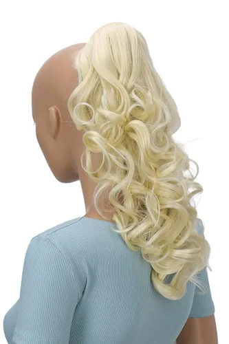 Miniatura 11 de CAISHA Extensión de clip de cola de caballo de 16 "voluminoso ondulado marrón ceniza H214