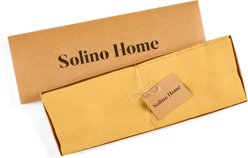 Miniatura 81 de Solino Home Juego de 4 manteles individuales blancos de 100 % lino puro de 14 x 14 pulgadas para invierno, San Valentín, primavera, Pascua, Fete