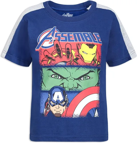 Miniatura 8 de Marvel Little Avengers - Juego de camiseta de manga corta para niño (4 unidades)