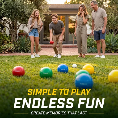 Miniatura 6 de GoSports 90 mm Bocce Ball Sets - Outdoor Lawn Game - Composite or Resin Resina