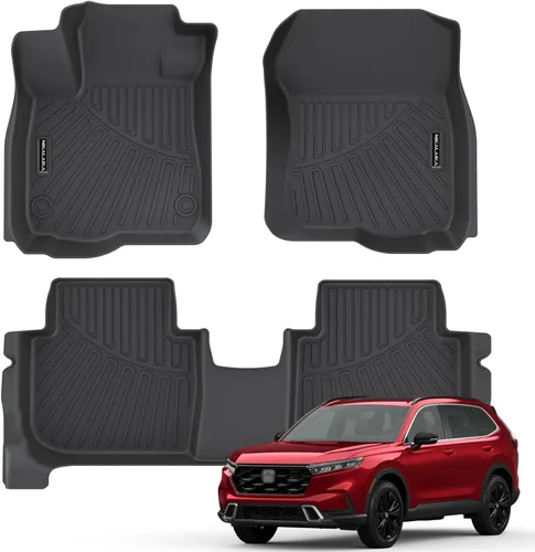 Miniatura 15 de Alfombrillas de suelo y revestimientos de carga para Toyota Camry 2012-2017 (Compatible con híbrido) Protección para todo tipo de clima Goma TPE
