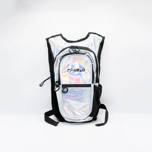 Miniatura 8 de Mochila de Hidratación Rave – Paquete de Hidratación Antirrobo para Festivales con Bolsa de 1.5L de TPU a Prueba de Fugas – Paquete de Agua Delgado