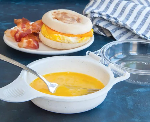 Miniatura 2 de Nordic Ware Juego de desayuno 3 en 1, 2 piezas, blanco