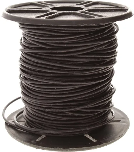 Miniatura 96 de The Beadsmith Cordón de cuero – Negro – Bobina de 0.039 in – 5 yardas/14.8 ft – Tanga de cuero indio ideal para trenzar, cuentas, collares, cordones