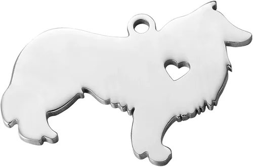 Llavero de acero inoxidable con dije de perro llavero de metal para cachorros para mujeres y hombres joyería de coche bolso de mano colgante