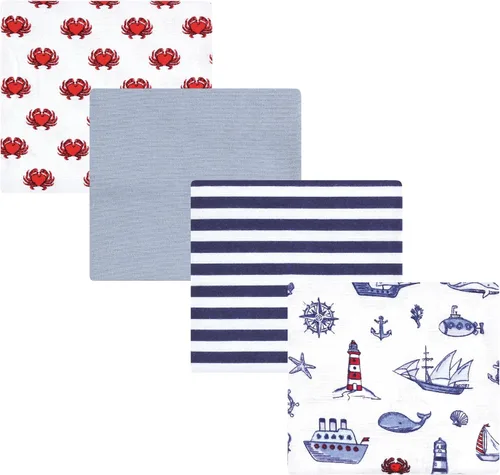 Miniatura 61 de Hudson Baby Mantas unisex de franela de algodón para bebé, calabaza, talla única