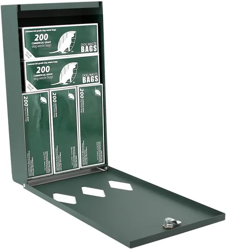 Miniatura 6 de ZERO WASTE USA NUEVA 2026 DISPENSE-ART™ Estación de basura para perros de aluminio con impresión UV de 7 pies - Sin bote de basura - 25% más