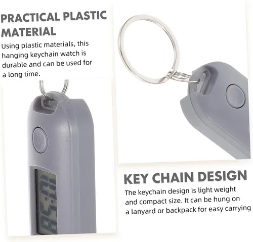 Miniatura 3 de Mikikit 2 piezas de enfermeras portátiles para niños, fácil de silenciar sin luz de huevo, reloj de temporizador universal para adultos, deportes