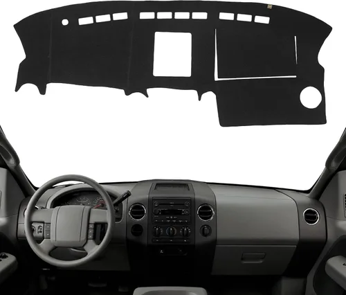 Miniatura 21 de Cubierta de Salpicadero Alfombrilla de Tablero Compatible con Ford F-150 2014-2009 (Sin Modelos HUD), Alfombrilla Antirreflejos para Salpicadero