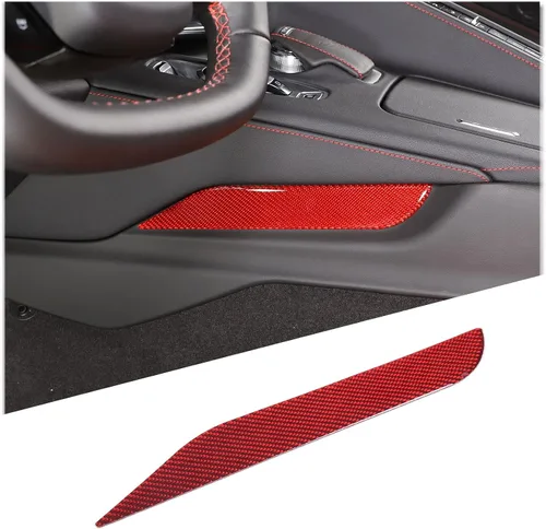 Miniatura 19 de TOYCIDFG Caja de almacenamiento para panel de palanca de cambios de consola central de automóvil, cubierta lateral para Chevrolet Corvette C8 Z06