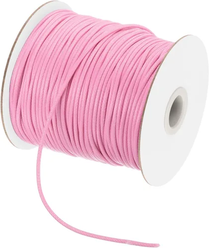 Miniatura 71 de MECCANIXITY Cordón encerado de poliéster encerado de 0.020 in, cuerda de cera de 175 yardas para hacer pulseras, collares, cuentas, joyería y Negro