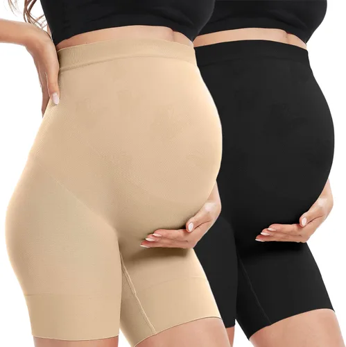 Miniatura 7 de XNHAN Secret Fit Shaper Panty - Faja moldeadora de maternidad sin costuras para vestido, soporte para el vientre, evita rozaduras en los muslos