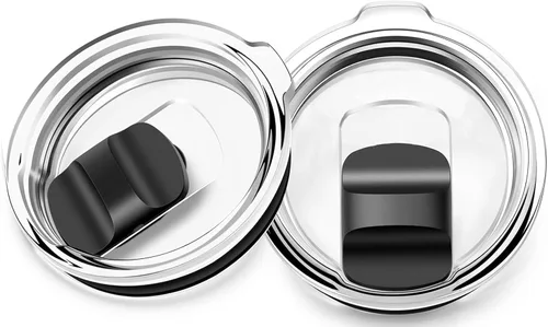 Miniatura 8 de Paquete de 2 tapas para vaso Yeti magnéticas de repuesto de 20 onzas, para vaso de 20 onzas, taza de 10/24 onzas, Lowball de 10 onzas, pintas de 16