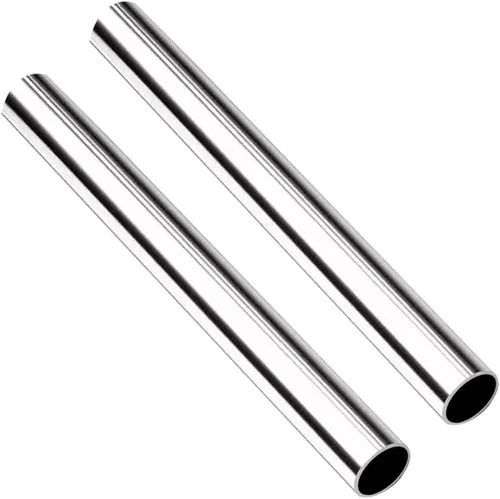 Miniatura 7 de 1 tubo de acero inoxidable OD 304 de 1-1/2 pulgadas, 16 pulgadas de largo, tubo de metal redondo grueso de acero inoxidable 304, tubo recto de metal