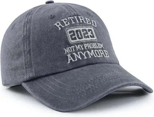 Miniatura 3 de Gorra de béisbol de algodón bordada con texto en inglés "Not My Problems Anymore" para mujeres y hombres, divertida gorra de béisbol de algodón