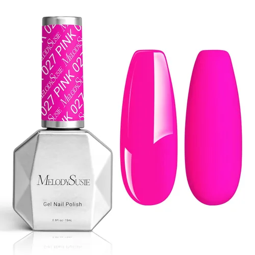Miniatura 65 de MelodySusie Esmalte de uñas de gel grueso color rosa nude, 0.5 fl oz removible con remojo UV LED Funny Bunny esmalte de gel rosa, regalo de Navidad