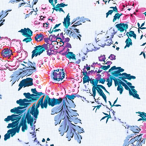 Miniatura 3 de Vera Bradley Bolso organizador de maquillaje cosmético mediano de algodón para mujer
