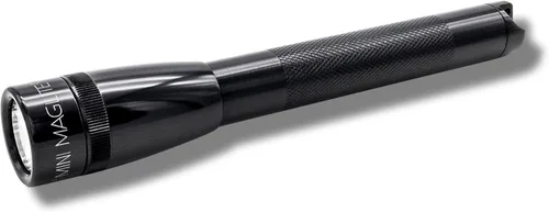 MagLite Linterna LED Mini MAG 2 AA – Linterna compacta de 127 lúmenes con haz ajustable, modos alto/bajo, IPX4 resistente al agua, diseño resistente