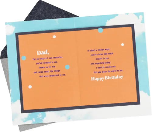 Miniatura 2 de Hallmark Tarjeta de cumpleaños para papá (Mi papá, mi amigo)