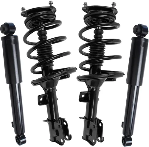 Miniatura 15 de Detroit Axle - Puntales y Amortiguadores para Chevy Traverse Buick Enclave GMC Acadia Saturn Outlook 2007-2012, 2 puntales delanteros con resorte