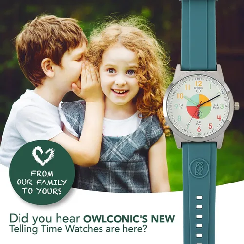Miniatura 7 de Reloj para niños relojes analógicos para niños Ideal para niños y niñas a partir de 4 años Reloj analógico perfecto para niños herramienta