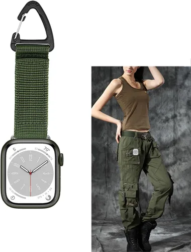 Miniatura 10 de Llavero táctico para cinturón compatible con Apple Watch de 1.496 pulgadas, 1.575 pulgadas, 1.614 pulgadas, 1.654 pulgadas, 1.732 pulgadas, 1.772